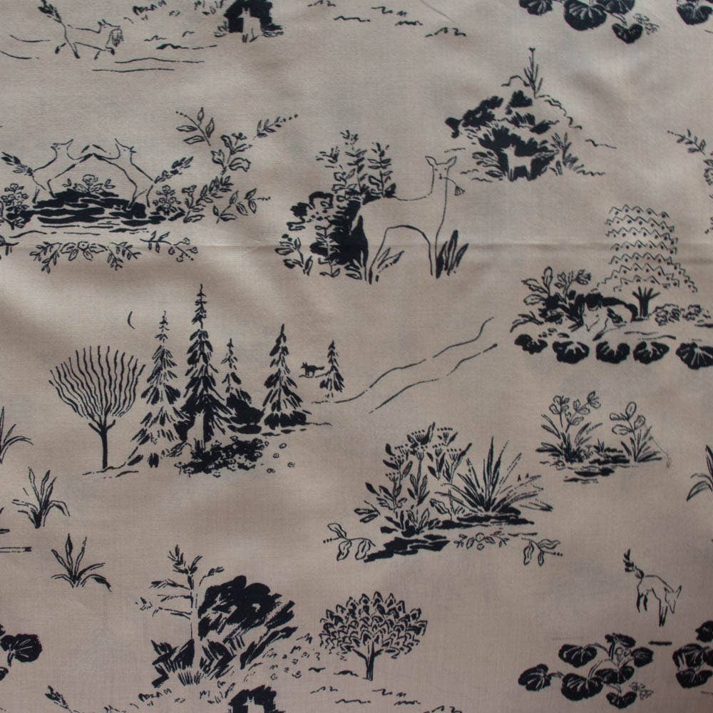Birch Fabrics – Engroshandel Stofbolt – Ræv Toilet Te LAWN1