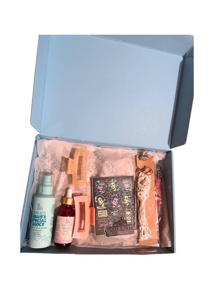 The Mini Betty Holiday Box for wholesale by Surfer Betty