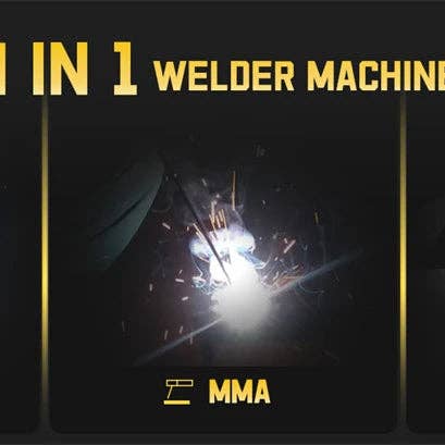 American Smart - Wholesale Kitchen Appliance - HZXVOGEN HVM140 3 in 1 Semi-Automatic Inverter Mig Welding Machine MMA/Gasless MIG/Lift TIG IGBT Non Gas Welder Synergy Tool12