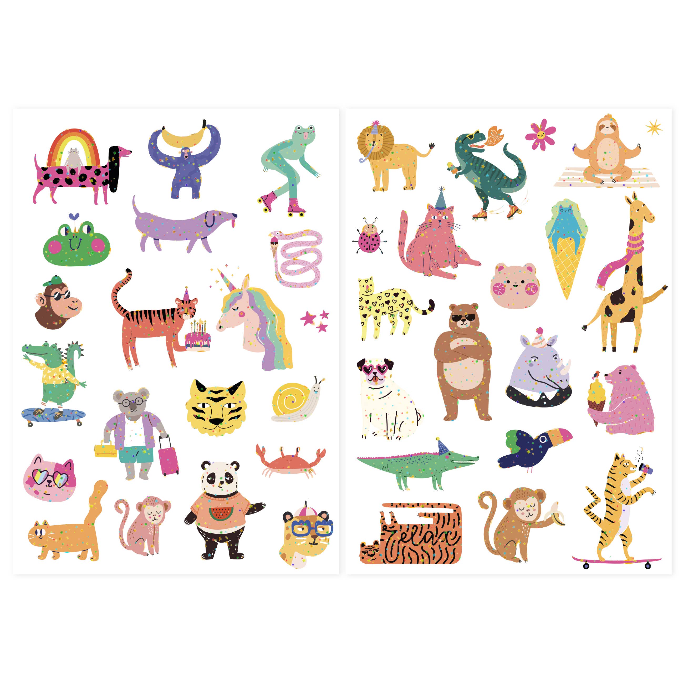 La Petite Épicerie - Wholesale Temporary Tattoo - Kids - Tattoo Pouch - Cute Animals1