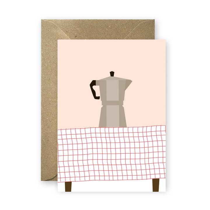 Linienwerk - Wholesale Postcard - Mokka