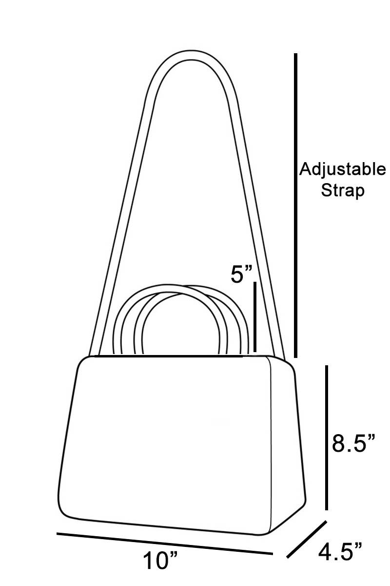 Collections by Fame Accessories – Sacola - Mulher por atacado – Bolsa quadrada com padrão boho western6