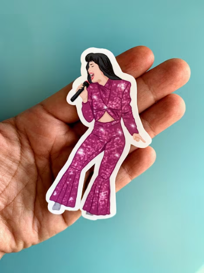 Lalatina Shop - Wholesale Sticker - Selena Quintanilla water resistant sticker1