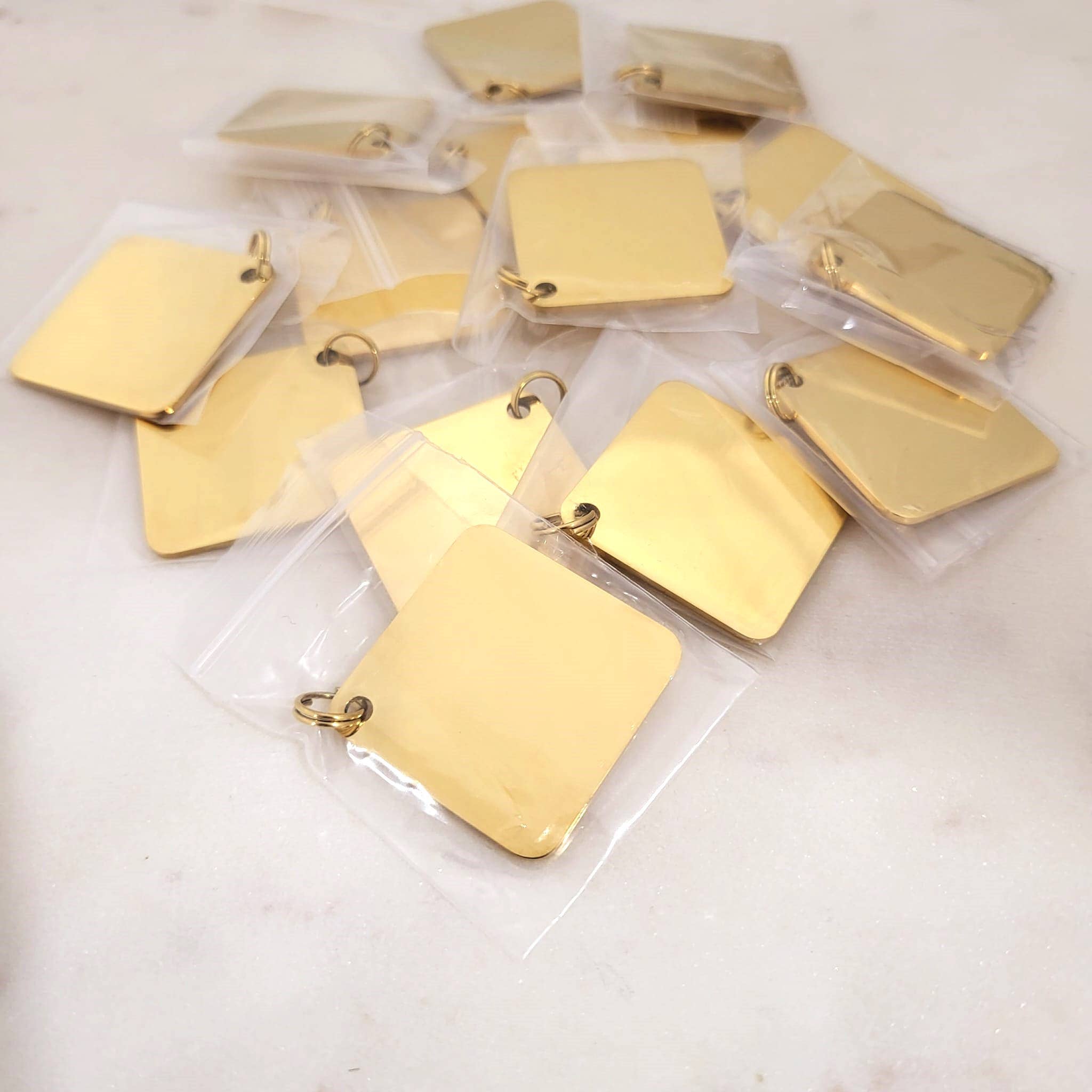 SoulfulMemory - Wholesale Craft Supplies - Wholesale laser engraving Square shape Metal Blanks3