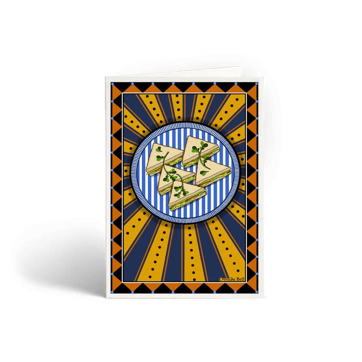 Cressida Bell – wholesale Everyday greeting card – Sandwiches Greetings Card