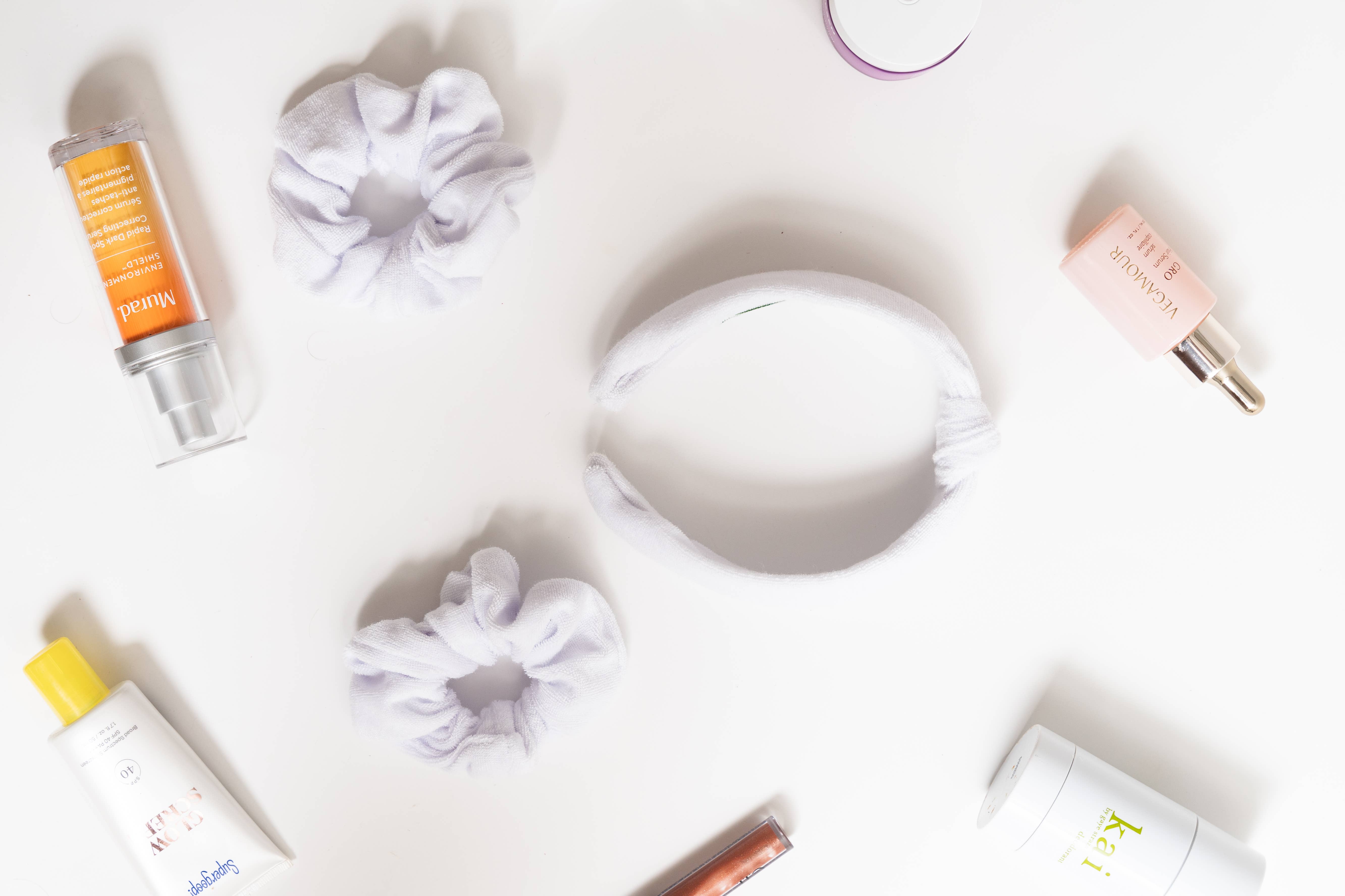 Frog Sac - Wholesale Spa Headband - Spa Headband - Skincare Headband & Scrunchie Wristbands Set27