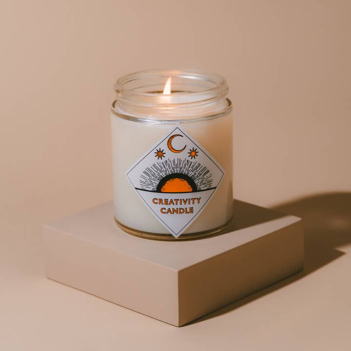 Ritual Candle Creativity 6oz for wholesale by Spitfire Girl