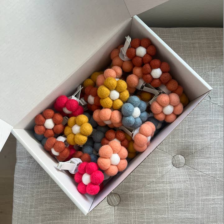 Mystery Pack Daisy Flower Vent Clip | Pack of 4 for wholesale by The Thrifty Handmade