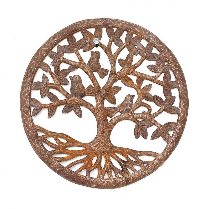 Roestige ronde vogelboom voor wholesale door Papillon Wholesale