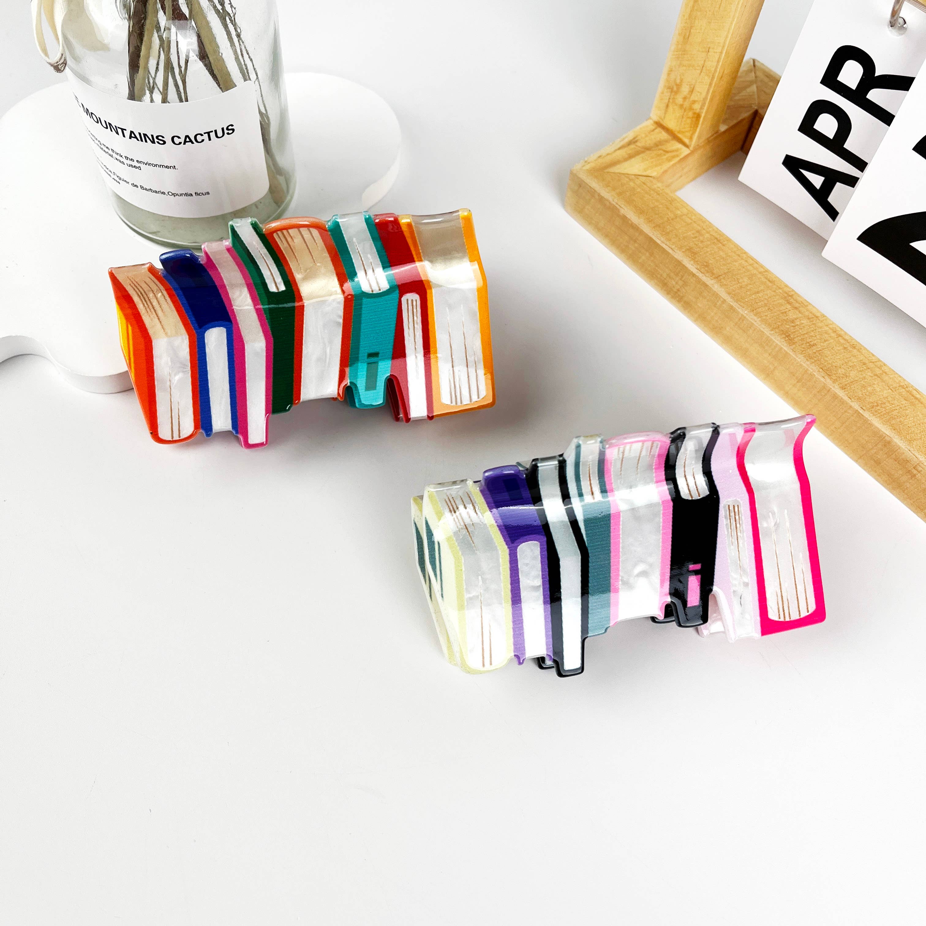 mildstyles – wholesale Hair clip – Women’s – Ocean of Knowledge Book Hair claw clip6