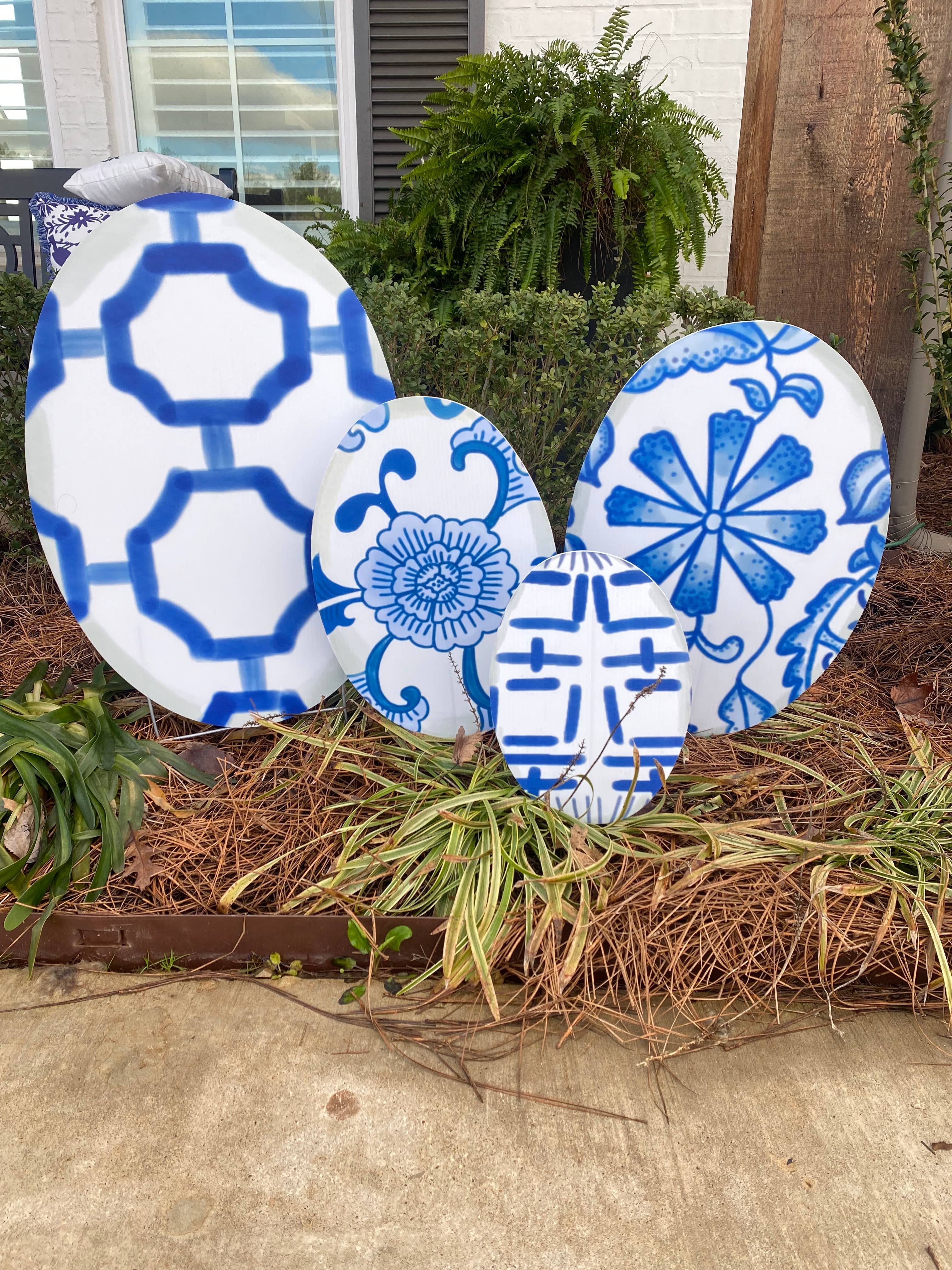 Lovely Reese - Vente Bibelots/décorations d'extérieur - Oeufs de Pâques Chinoiserie4