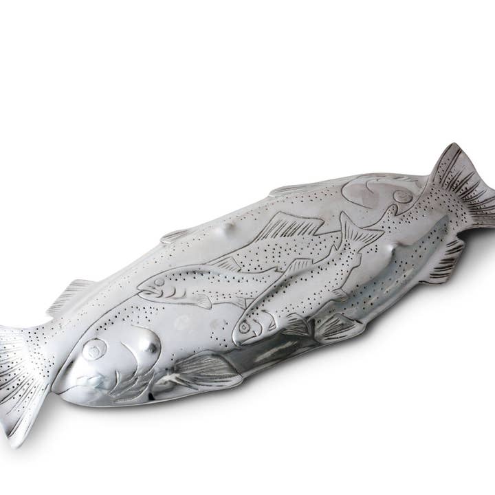 Arthur Court - Vente Plateaux décoratifs - Plateau Oblong Trout1