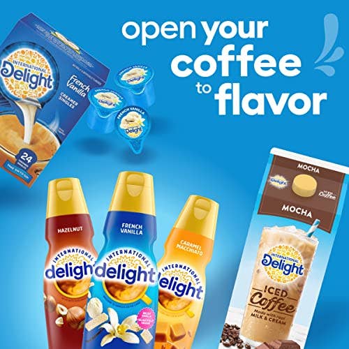 Shop The King - Wholesale Iced Coffee/Cold Brew - International Delight Iced Coffee, Caramel Macchiato, 15 Fl Oz, Pack of 12