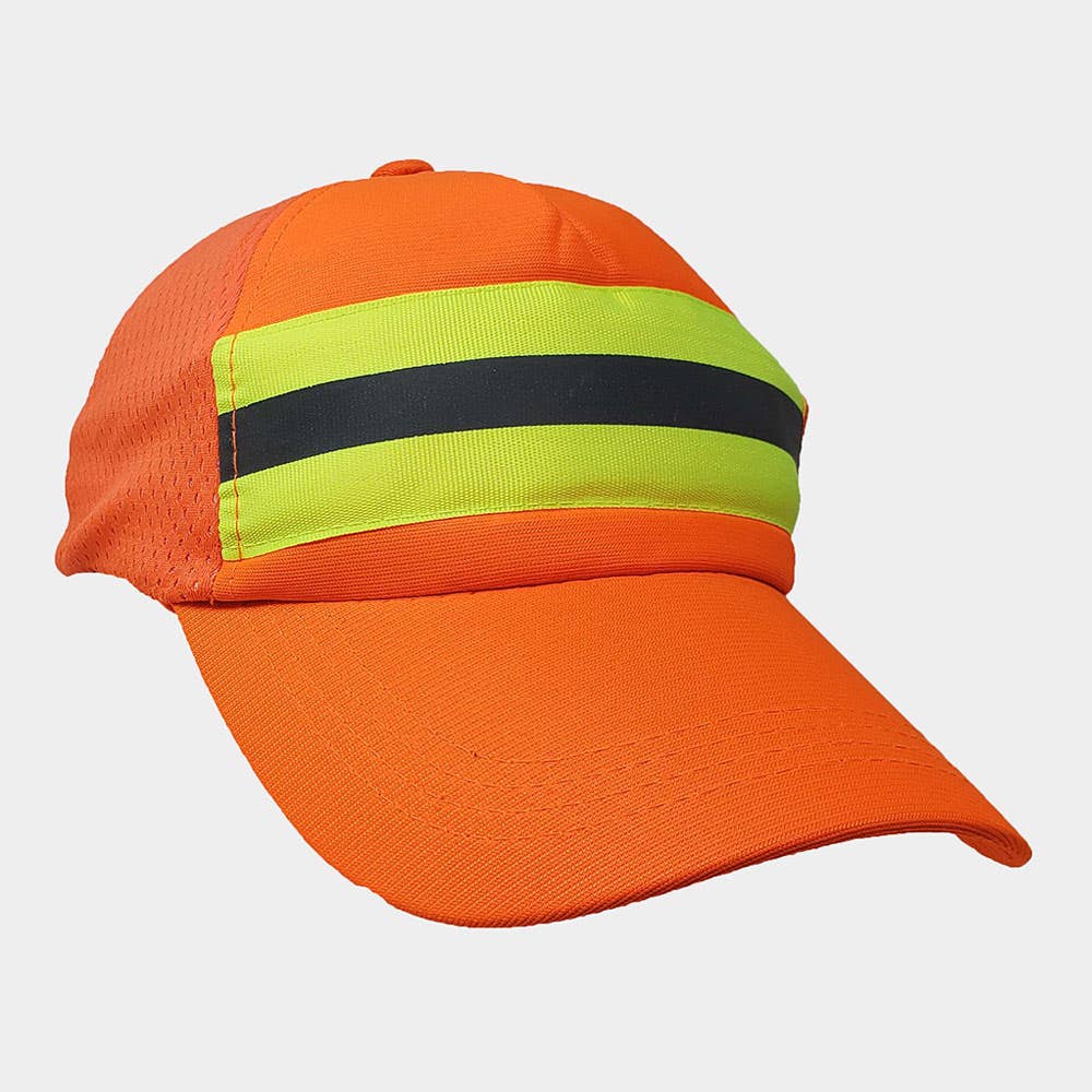 Sensibling Corp. - Wholesale Baseball Cap - Women's - Stripe Pointed Neon Baseball Cap1