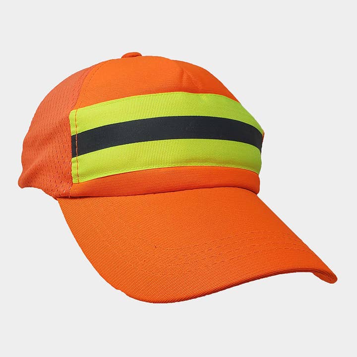 Sensibling Corp. - Wholesale Baseball Cap - Women's - Stripe Pointed Neon Baseball Cap1
