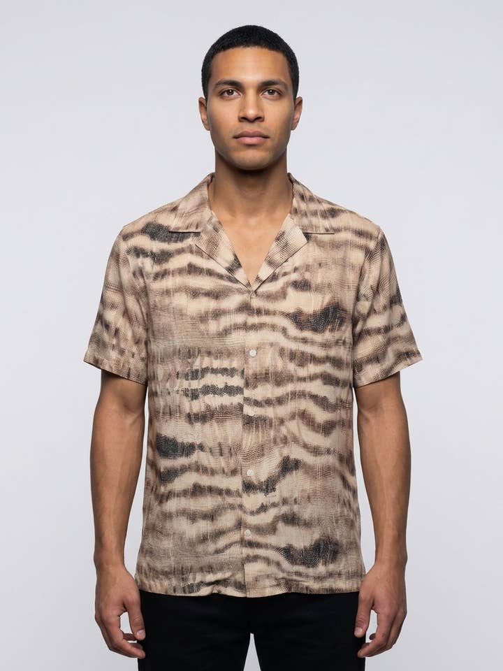 Rio Shirt - Tan for wholesale by Original Paperbacks