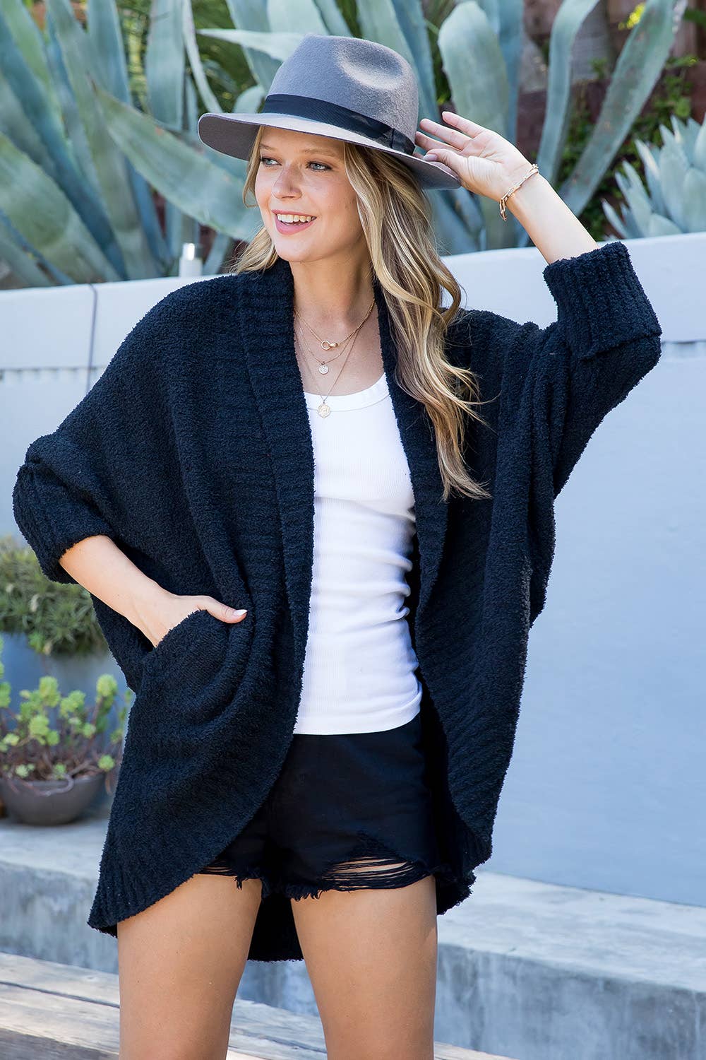 Sweet Lovely by Jen – Cardigan - Mulher por atacado – Cardigã tricotado super macio e aconchegante tamanho plus41