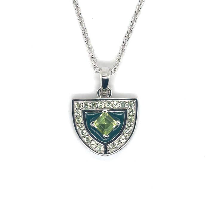 FCJ Jewelry LLC - Wholesale Pendant/Charm Necklace - Yellow Gold Plated Silver Natural Peridot Amulet Necklace3