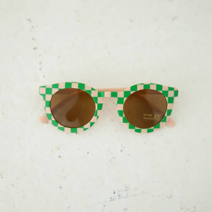 Polished Prints - Wholesale Sunglasses - Kids - Checkered Sunglasses, Kids Sunglasses, Toddler Sunglasses2