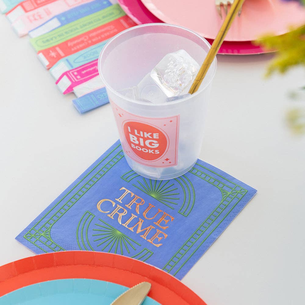 Jollity & Co. + Daydream Society - Wholesale Disposable Napkin - Book Club "Book Cover" Cocktail Napkins9