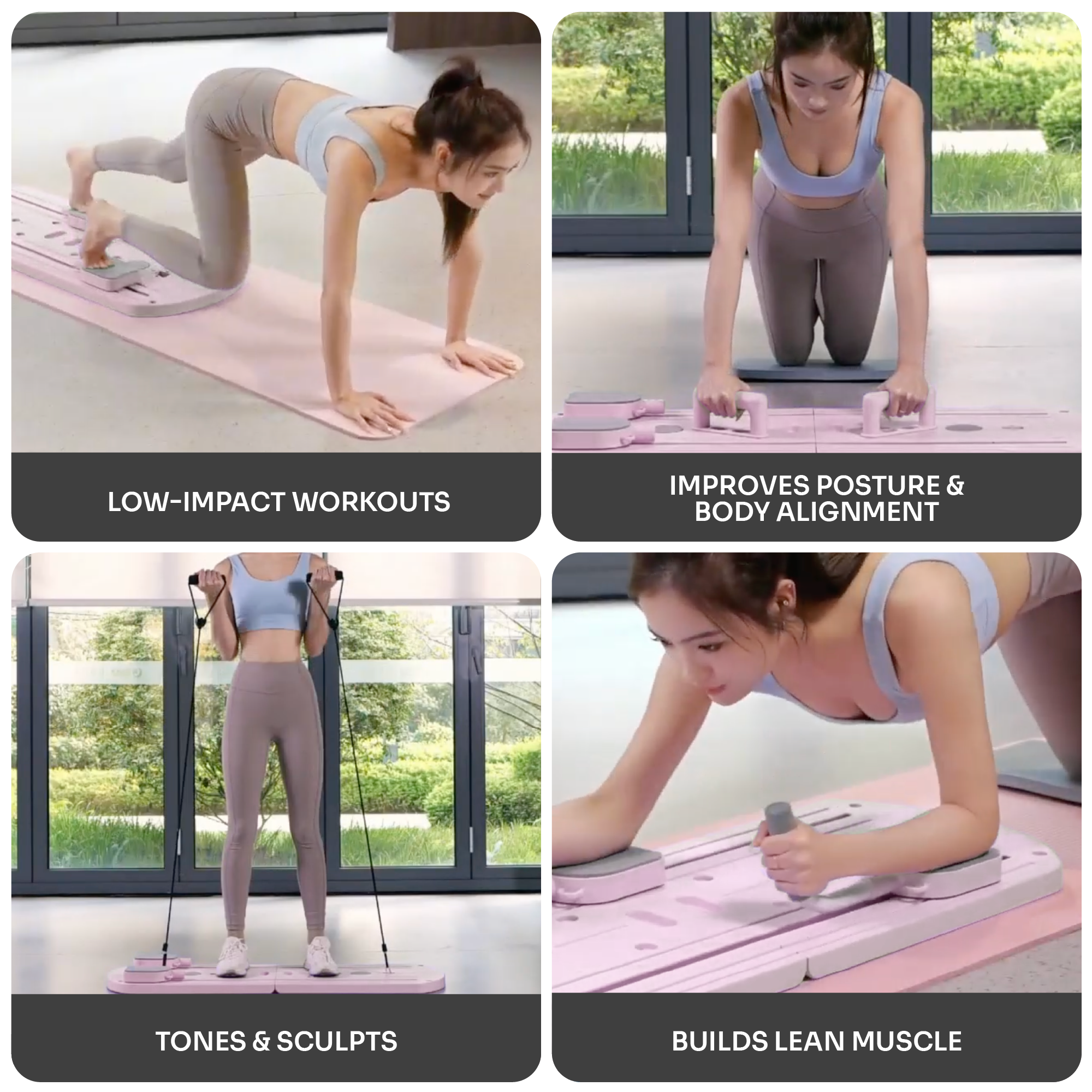 Myga - Wholesale Fitness Equipment - Portable Pilates Reformer Set – Full-Body Home Workout Solution9