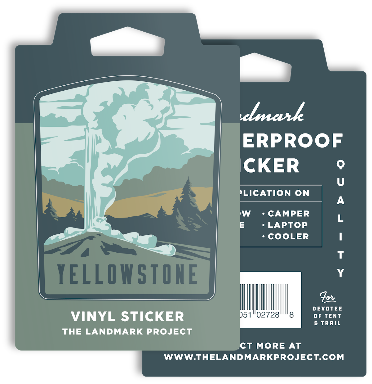 The Landmark Project - Wholesale Sticker - Yellowstone National Park Sticker1