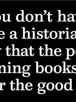 Sticker: You don't have to be a historian for wholesale by Ephemera