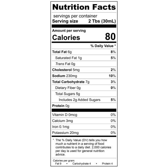 Wholesome Good - Wholesale Sauce - Braswell's Tartar Sauce 12 oz1