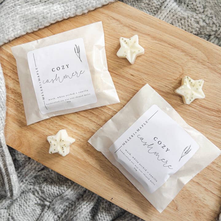 Meleri and Maple Co - Wholesale Wax melt - Beach Days Scented Star Shaped Soy Wax Melts1