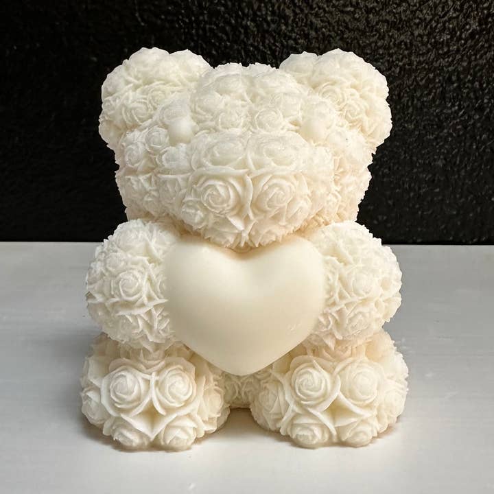 Rosebud Björn med Hjärta för wholesale av Alectrona Candles