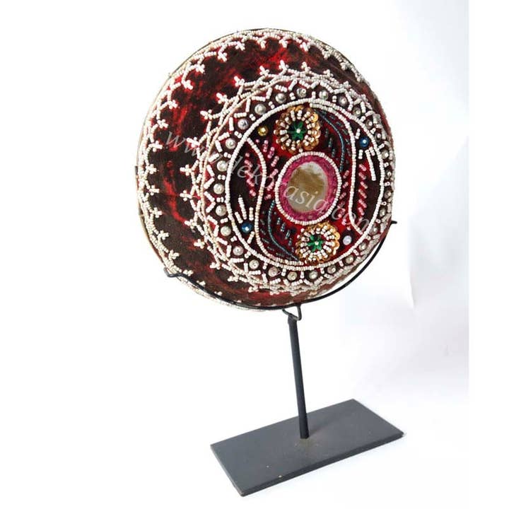 Tischdeko Abdeckung Essen mit Ständer, Holzdeko, Abdeckung Lebensmittel antik mit Ständer, Holzabdeckung Lebensmittelhandwerk, handgemachte Abdeckung Lebensmittel für den Großhandel von Dekor Asia Indonesia