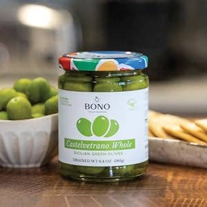 Bono USA Inc. - Wholesale Olives - Bono Castelvetrano Sicilian Whole Green Olives Natural 1