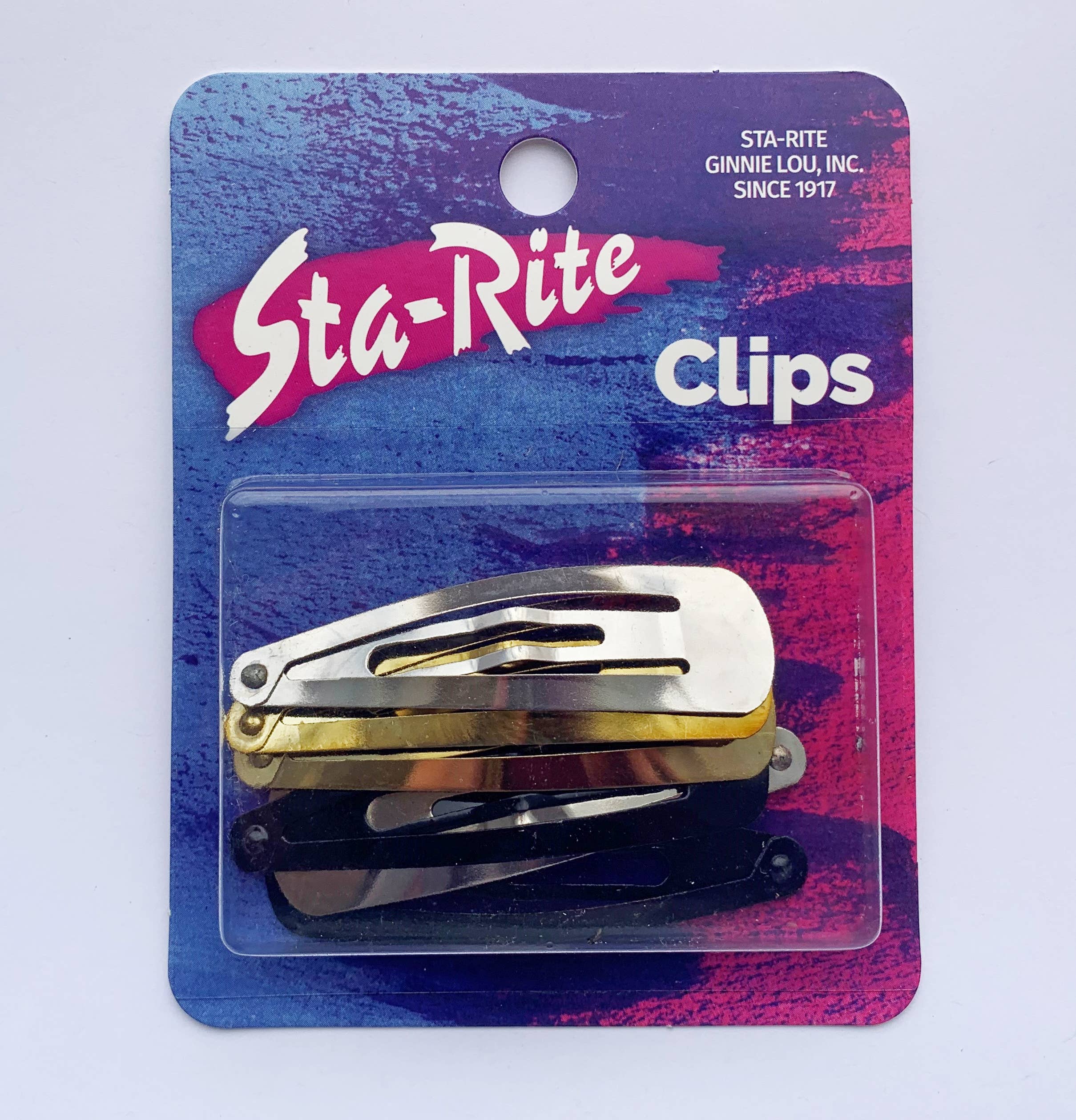 Sta-Rite Ginnie Lou - Wholesale Hair Clip - Women's - 2 1/2" Snap-Eze Clips - 6 ct5