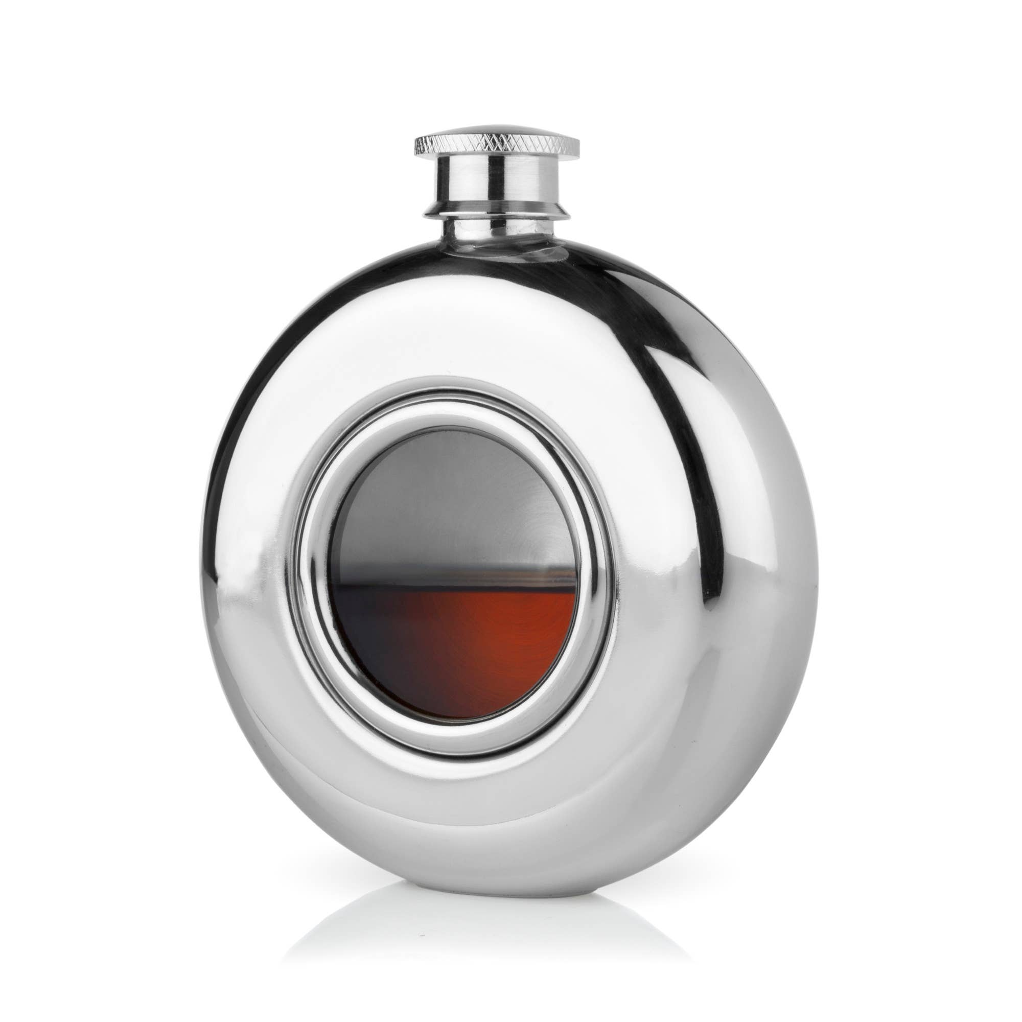 Viski - Wholesale Flask - Irving™ Stainless Steel and Glass Scope Flask