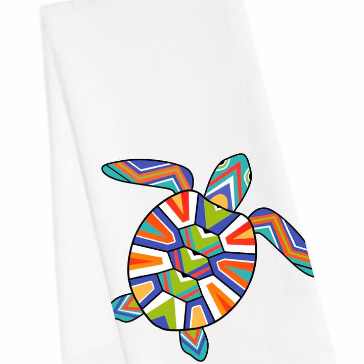 Turtle Tea Towel for wholesale by M Design Studio Gifts