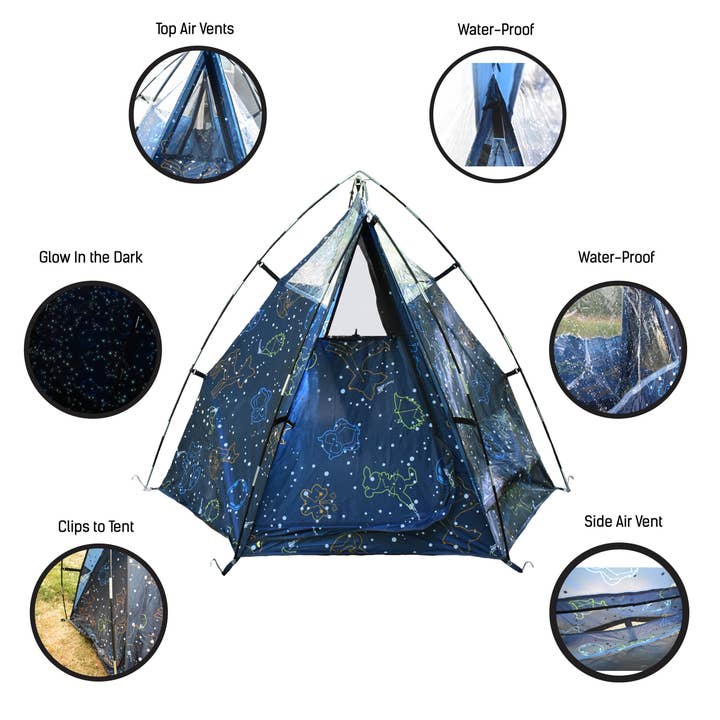 AceCamp - Wholesale Tent – Child - Glow-In-The-Dark Kids Tent1