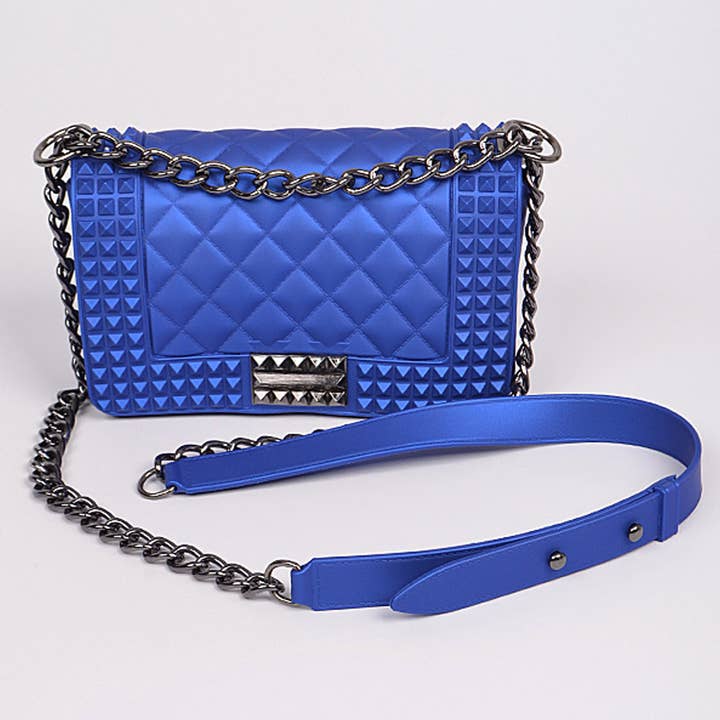 3AM BY H&D ACCESSORIES - Wholesale Crossbody Bag - Women's - Studded Monotone Clutch10