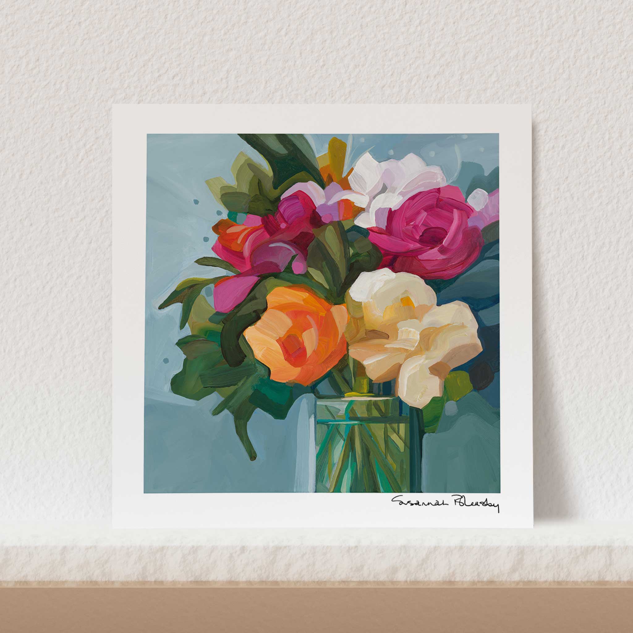 Susannah Bleasby Art – wholesale Art print – Floral Wall Art | Fine Art Print | 'Juliette'1