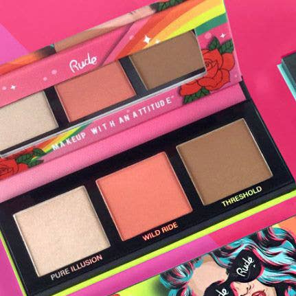 Rude Cosmetics - Venta al por mayor Paletas de maquillaje - Paleta de caras 3D NoFilter - Roses