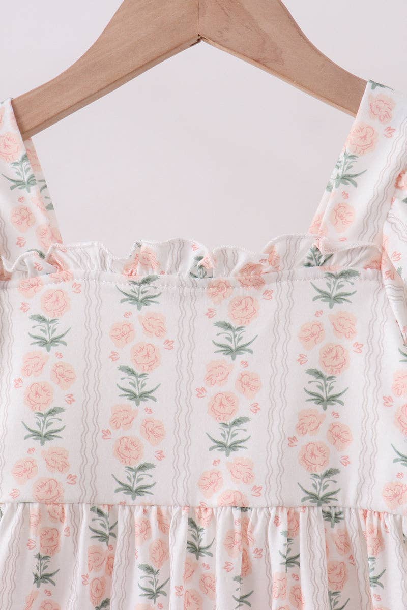 Aspen Rain Boutique - Wholesale Mommy & Me Sets - Sage floral mom&me dress1