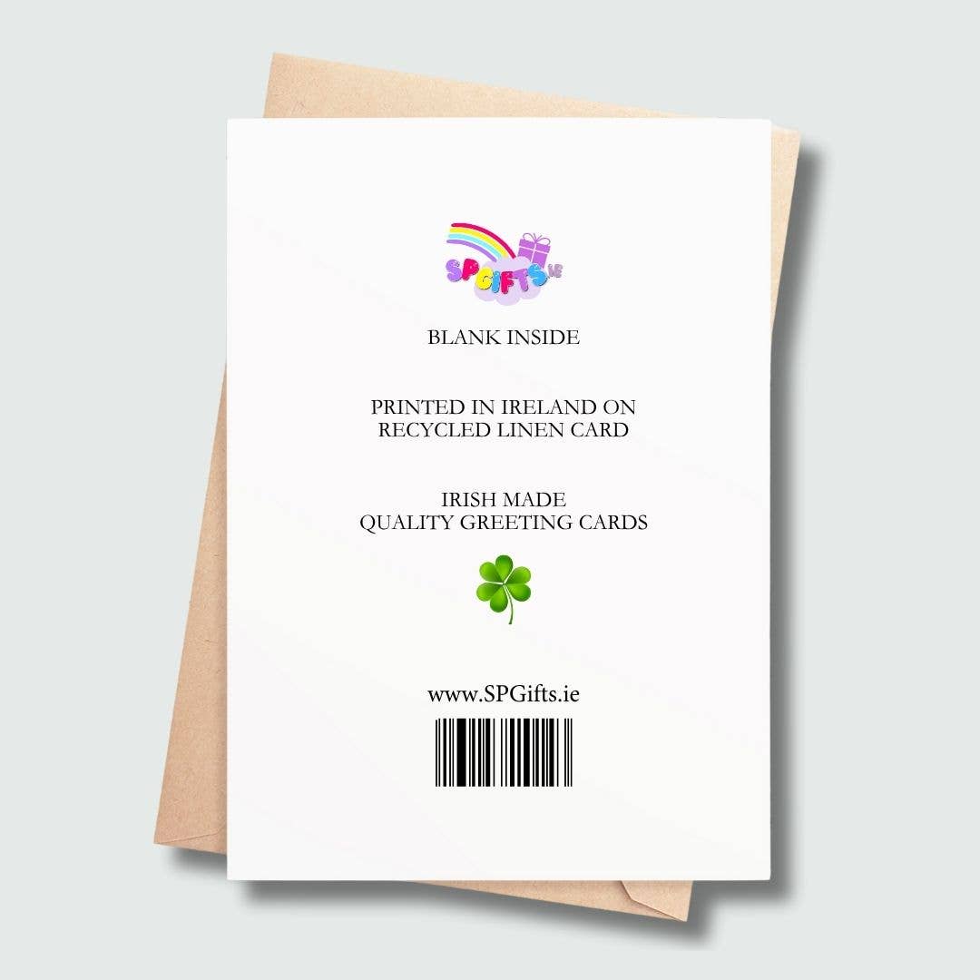 SP Gifts - Wholesale Everyday Greeting Card - Robin "With Love" – Irish A6 Card1