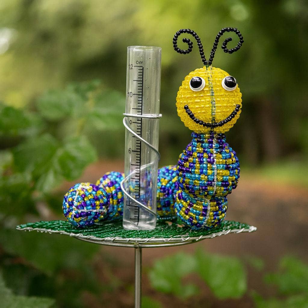 Beadworx By Extol Accessories Ltd. – wholesale Outdoor ornament/decor – Rain Gauge Caterpillar Set of 24