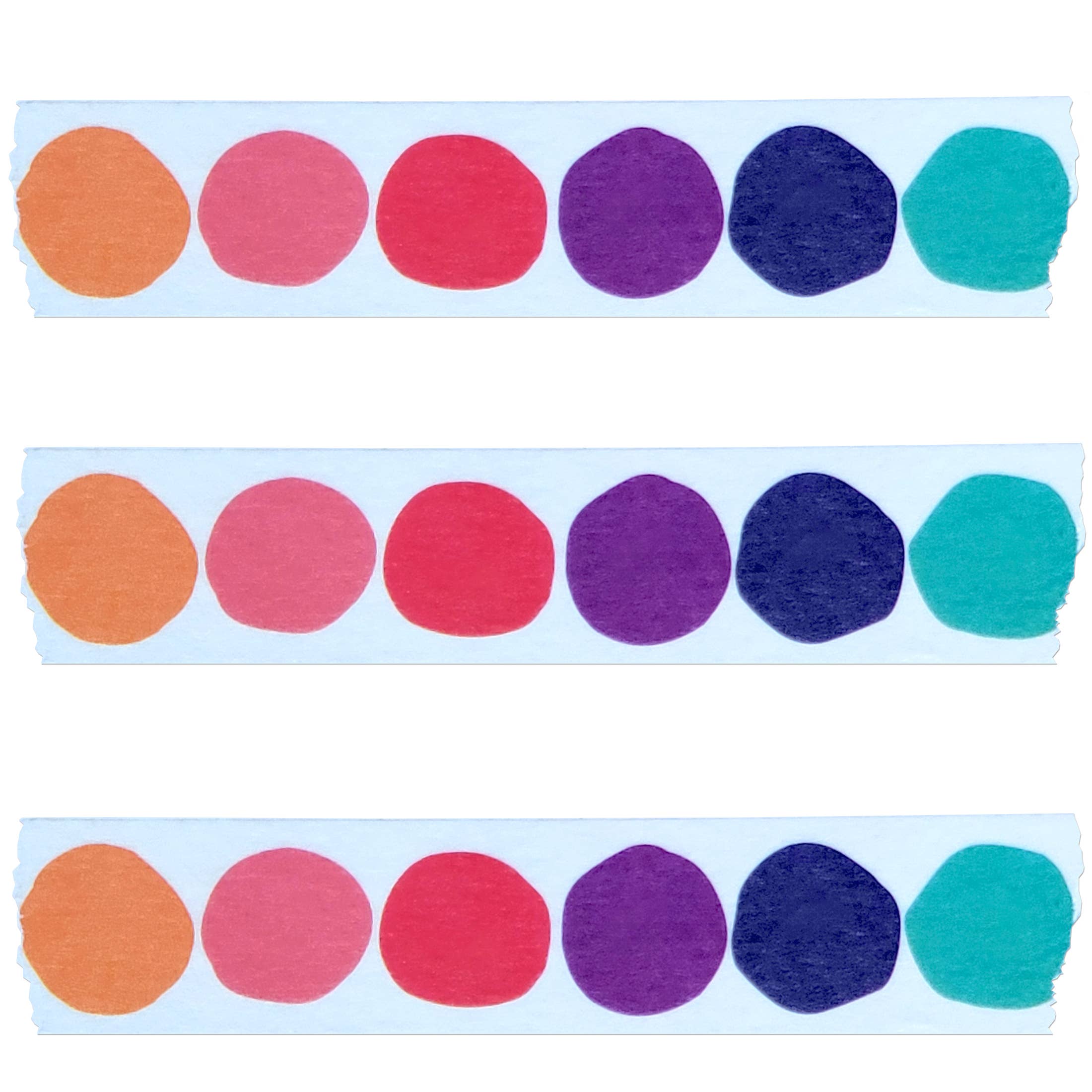 beve! - Wholesale Washi Tape - Rainbow Dot Washi Tape3
