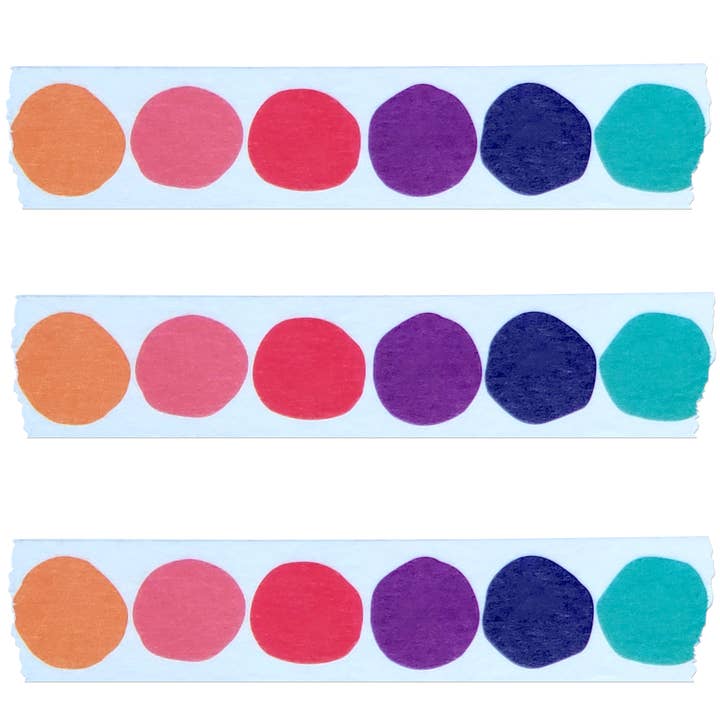 beve! - Wholesale Washi Tape - Rainbow Dot Washi Tape3