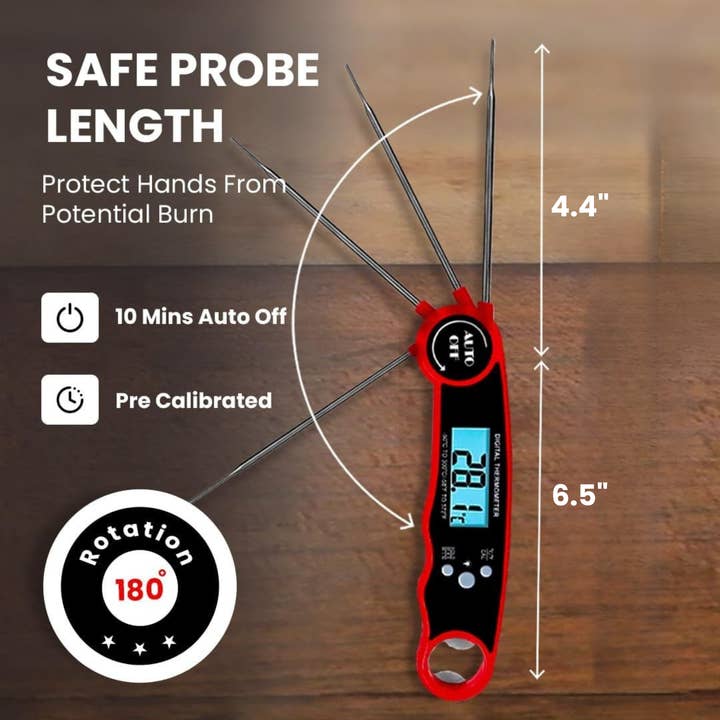Ergodebrands - Wholesale Thermometer - Meat Thermometer - Instant Read Digital Cooking Thermometer3