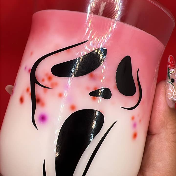WaterBruja - Wholesale Jar/Filled Candle - Ghostface Candle, Horror Candle, Scream Candle, Character6