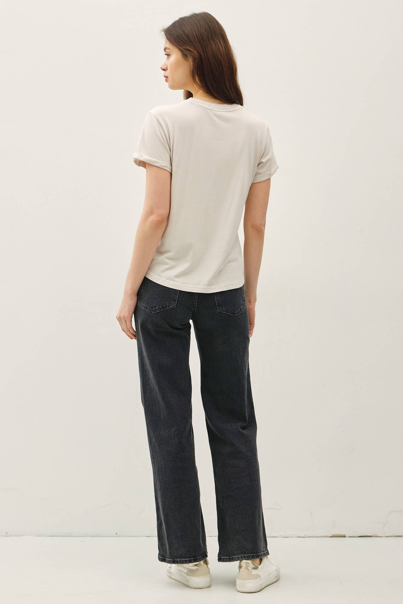 Be Cool - Wholesale T-Shirt - Women's - BOXY CUT TEE W/ ROLL SLEEVE19