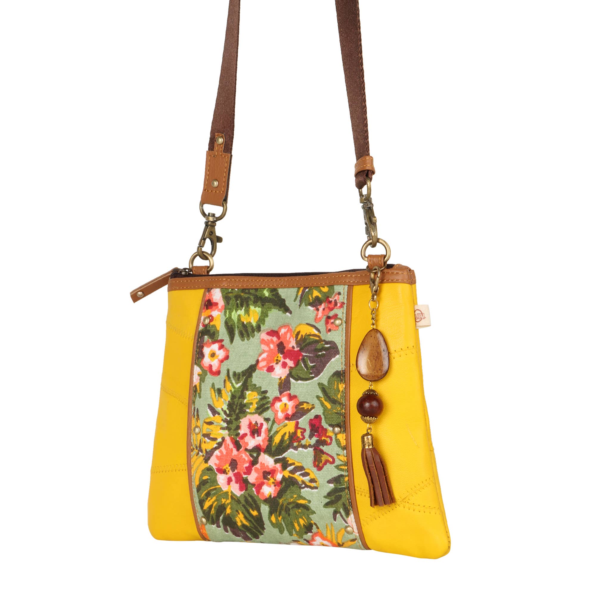 Vaan & Co. - Wholesale Crossbody Bag - Women's - Noa Angled Crossbody Bag - Summer Jungle
4