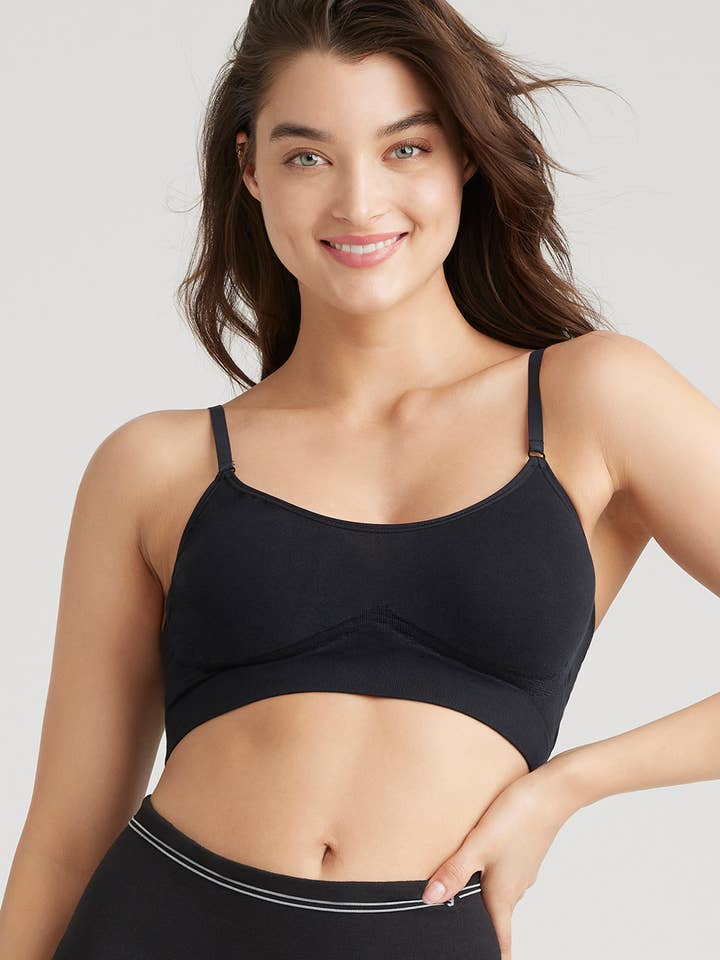 Yummie - Wholesale Bralette - Women's - Convertible Scoop Neck Unlined Bralette - Yummie SoftServeâ„¢