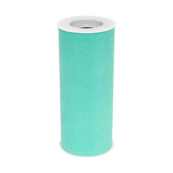 Tulle Roll 6" x 25yds Aqua for wholesale by Portofino International Trading, USA